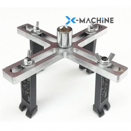 Vam nắp bình xăng 4 chân