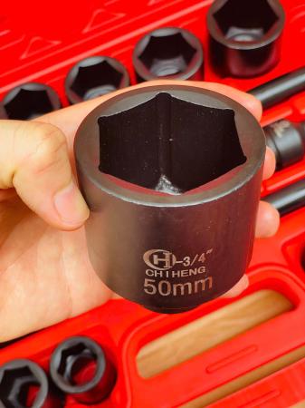 Bộ khẩu lục giác 3/4' - 21 chi tiết